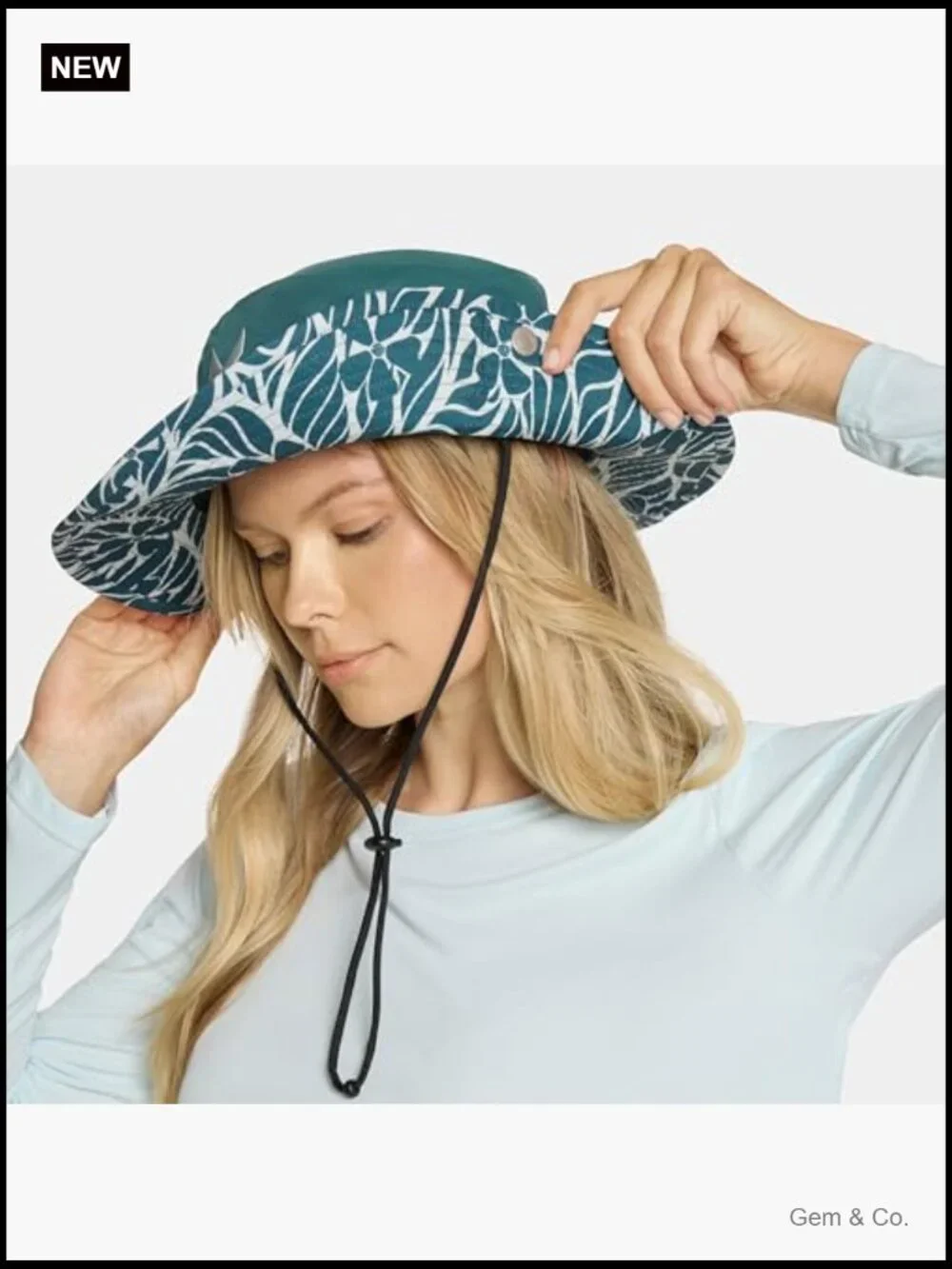 Cooling Wide-Brim Bucket Hat - UPF 50, Adjustable, Unisex, Sun Hat